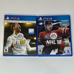 FIFA 18 and NHL 18 PS4 Game Bundle